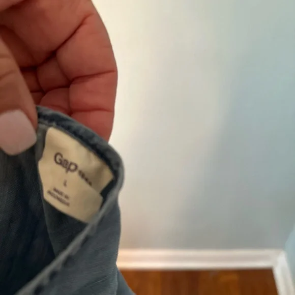 Gap denim slip dress - Picture 2 of 3